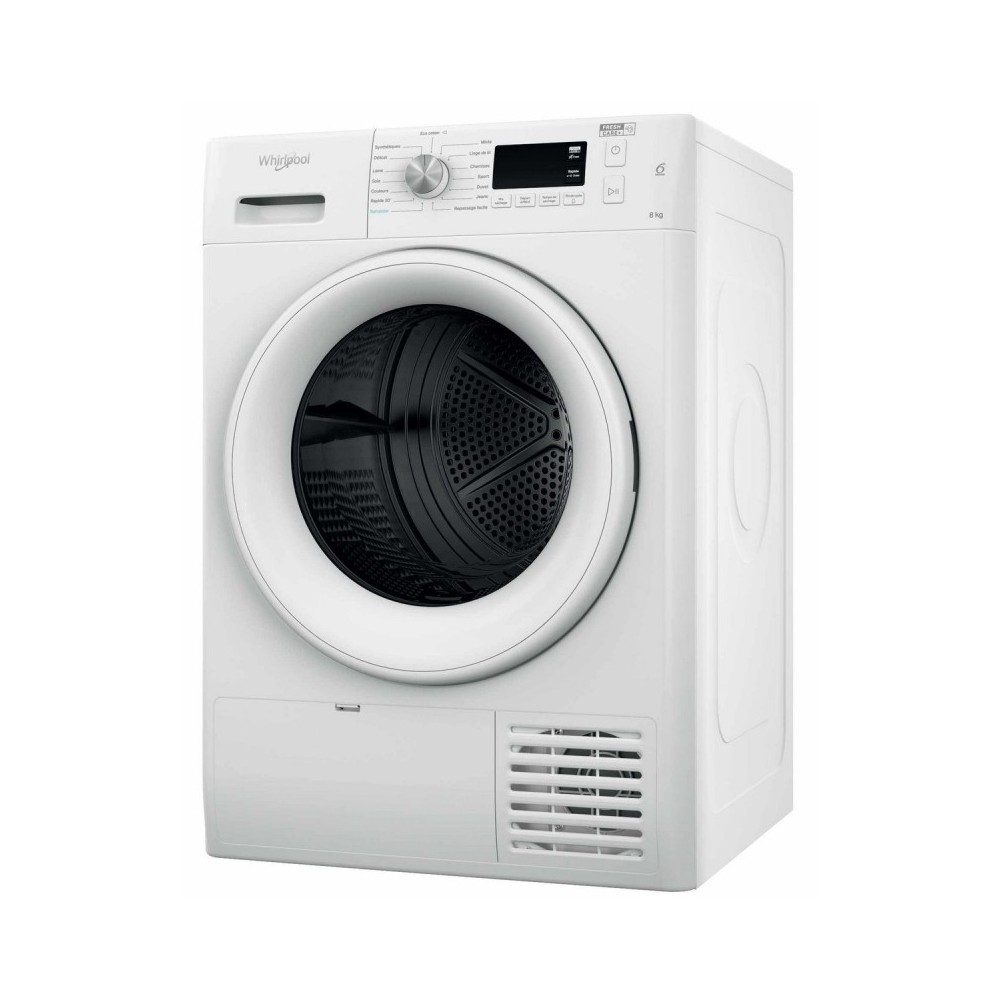 SECHE LINGE WHRLPOOL HUBLOT CONDENSATION 8KG 66DB CL.B - FFTCM118XBFR